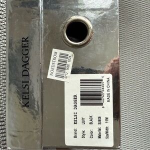 Kelsi Dagger Black Suede Footwear